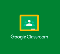 Logo de Google Classroom, fondo verde con un marco amarillo y figura de usuario.